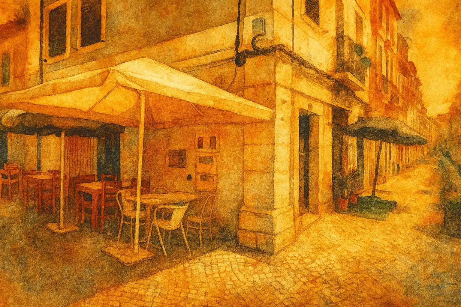 Interior elegante do Restaurante Reserva com iluminação acolhedora e mesas convidativas